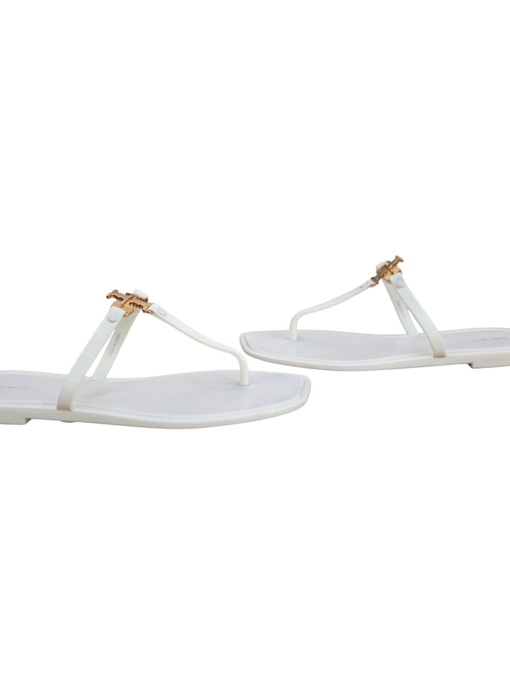 Tory Burch Roxanne Jelly Thong Sandals White 8 - Picture 2 of 7